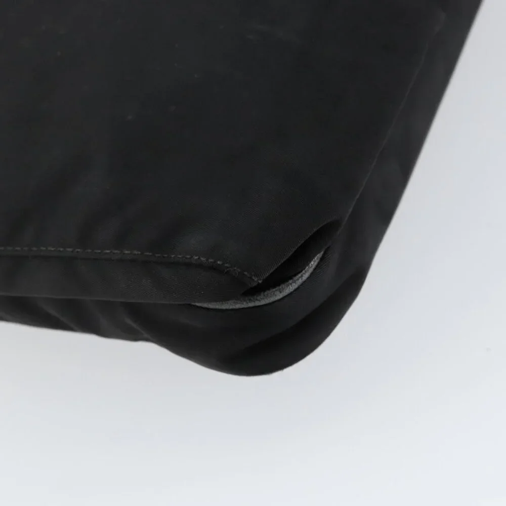 Authentic PRADA Shoulder Bag Nylon Black Silver - Picture 5 of 16